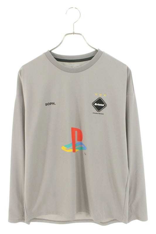 F.C.R.B 24AW Long Sleeve T-Shirt Gray Size L