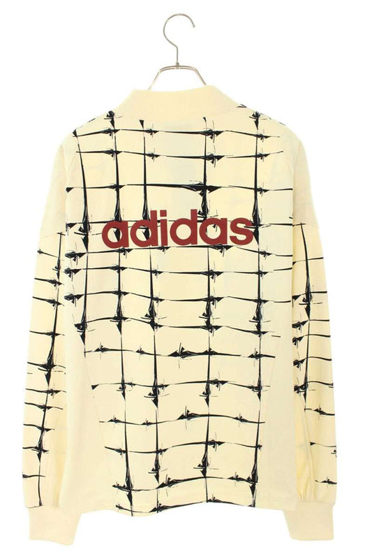 THUG CLUB x adidas Logo Print Long Sleeve Tee White Size L