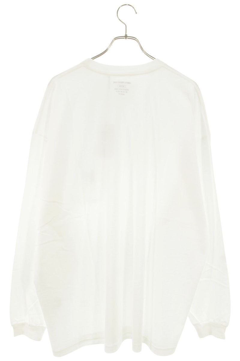 COOTIE 25SS Open End Yarn Error Fit Long Sleeve Tee White Size M