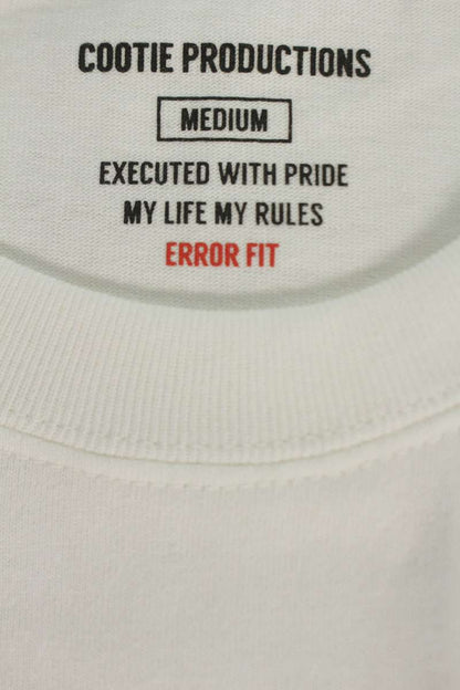 COOTIE 25SS Open End Yarn Error Fit Long Sleeve Tee White Size M