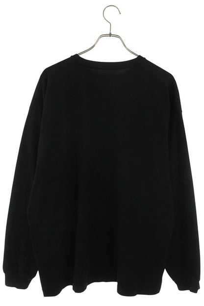 WTAPS Logo Embroidered Long Sleeve Tee Black Size L
