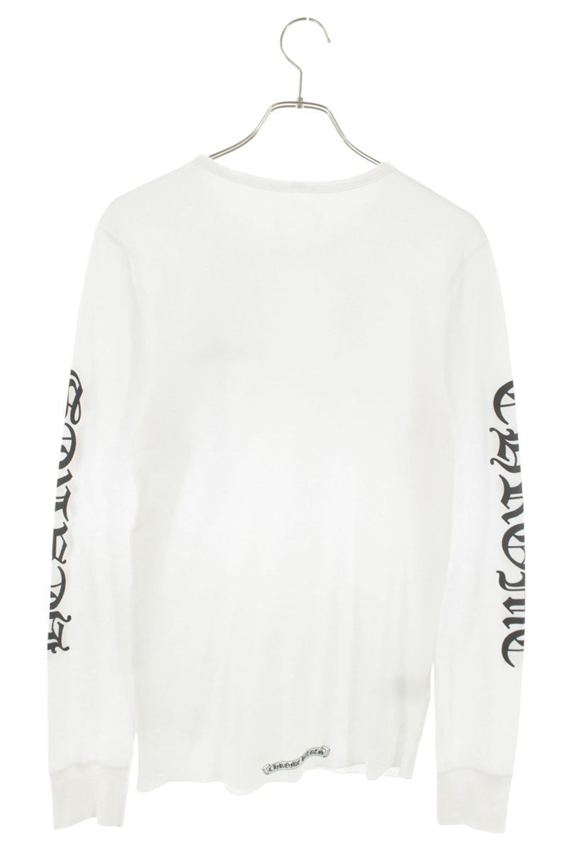 Chrome Hearts Sleeve Logo Thermal Long Sleeve White Size L