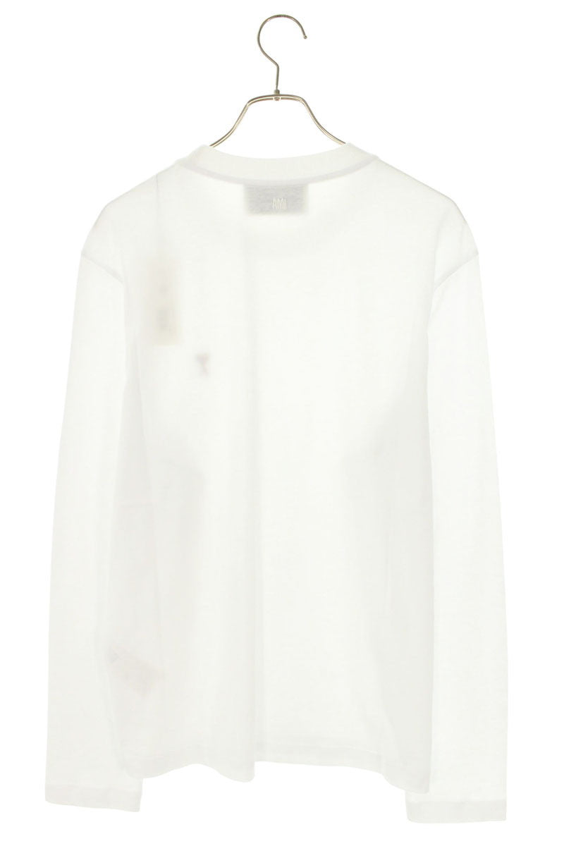 AMI Alexandre Mattiussi 26SS Heart A Crewneck Long Sleeve Tee Size L