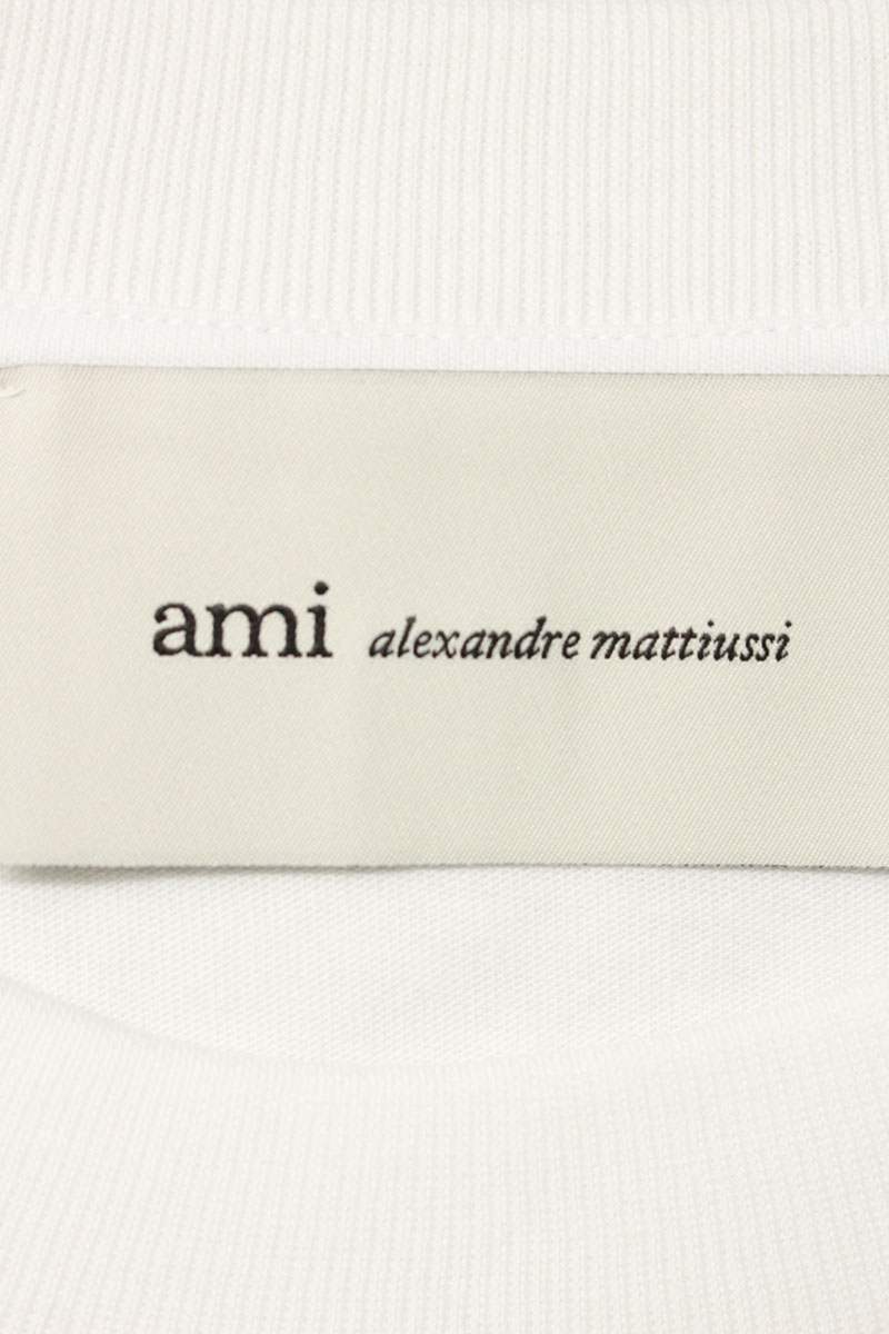 AMI Alexandre Mattiussi 26SS Heart A Crewneck Long Sleeve Tee Size L