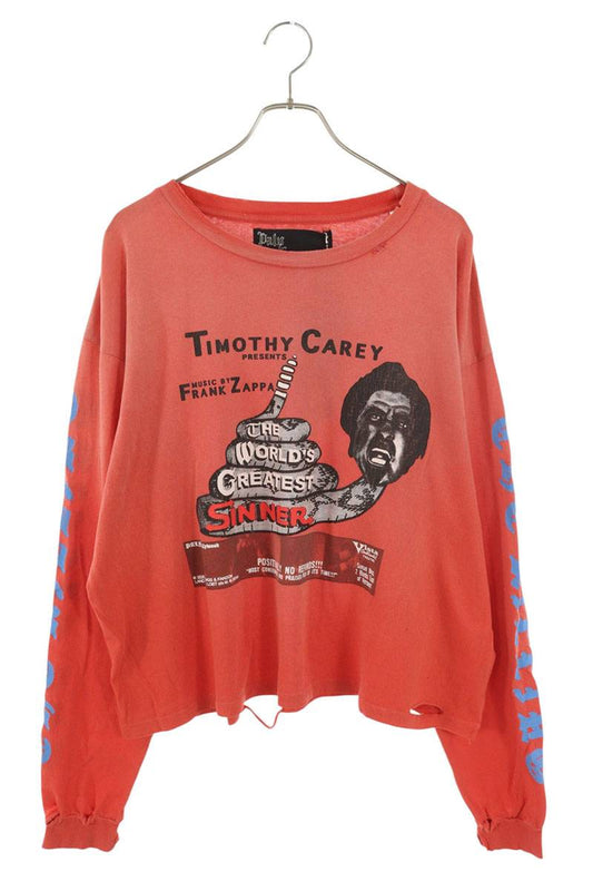 Paly Hollywood 26SS EAST of EDEN Print Long Sleeve Tee Red Size S