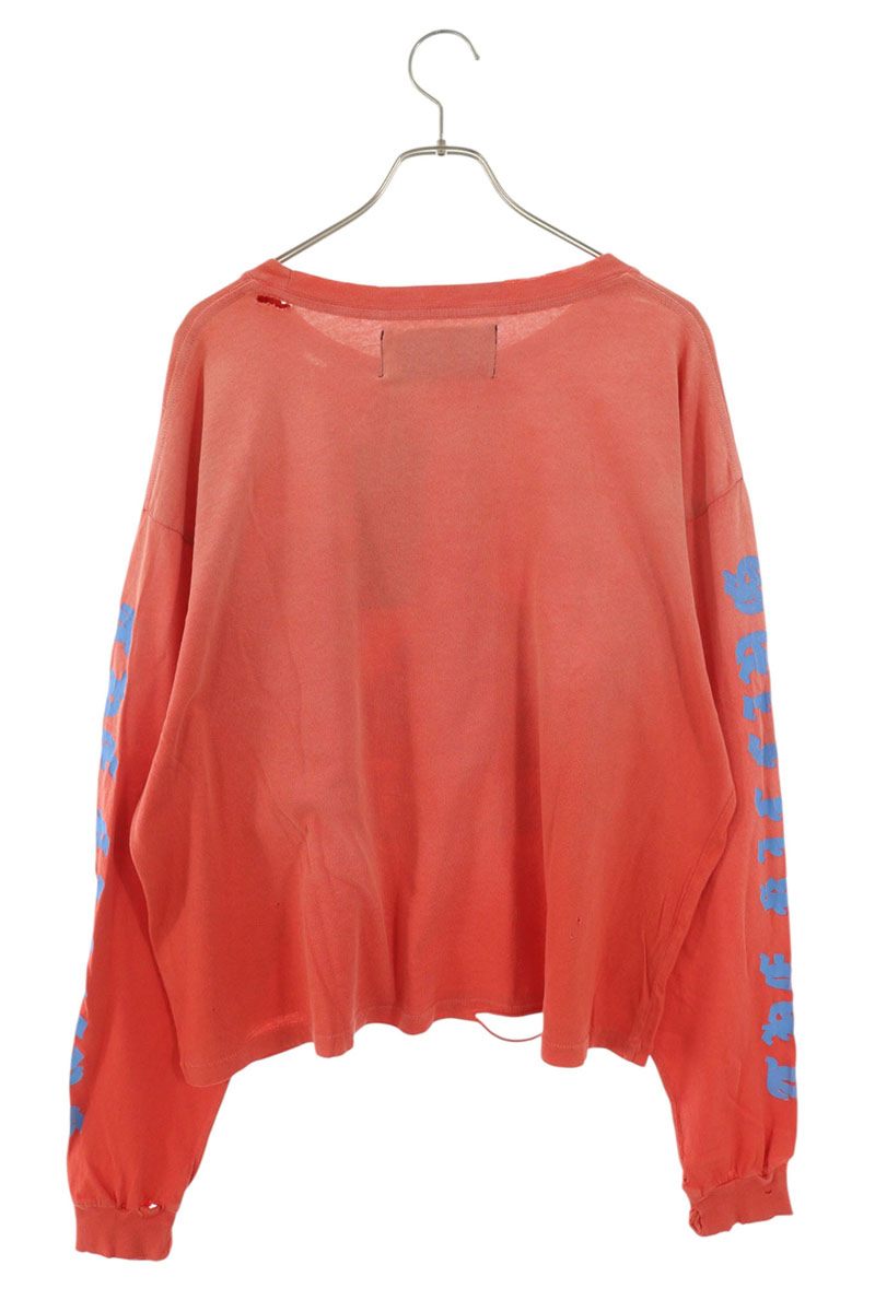 Paly Hollywood 26SS EAST of EDEN Print Long Sleeve Tee Red Size S