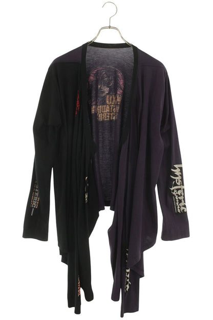 HYSTERIC GLAMOUR Logo Docking Long Sleeve Tee Multi Size S
