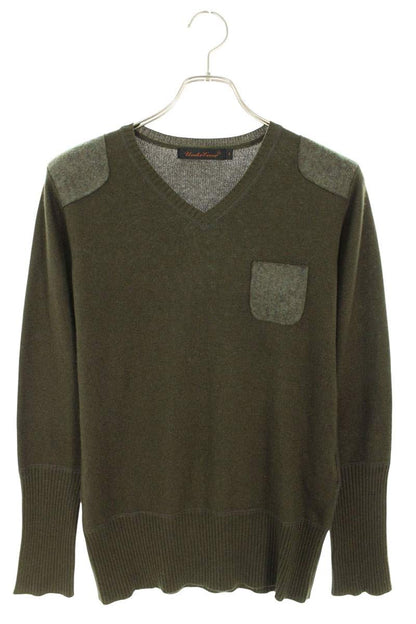 Undercover V-Neck Long Sleeve T-Shirt Green Size S