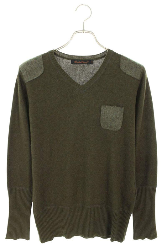 Undercover V-Neck Long Sleeve T-Shirt Green Size S