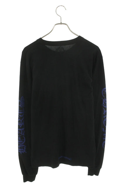 Chrome Hearts Neck Logo Long Sleeve Black/Blue Size M