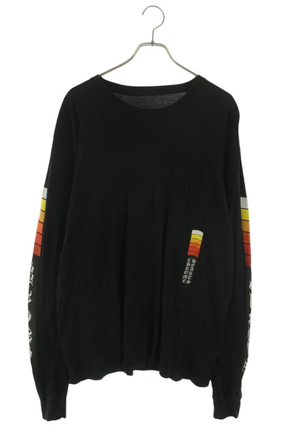Chrome Hearts Back Logo Long Sleeve Black/Red/Yellow Size XL