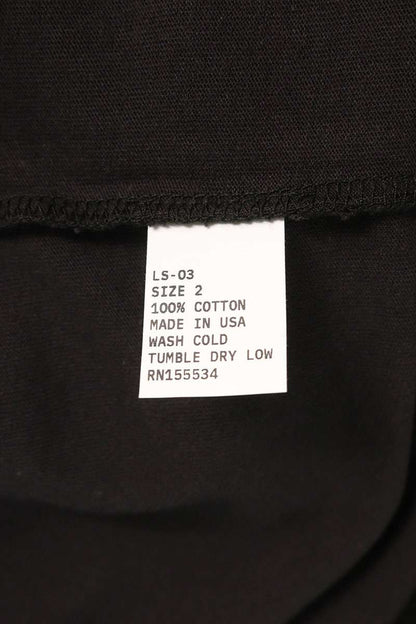 Yeezy Crewneck Long Sleeve T-Shirt Black Size 2