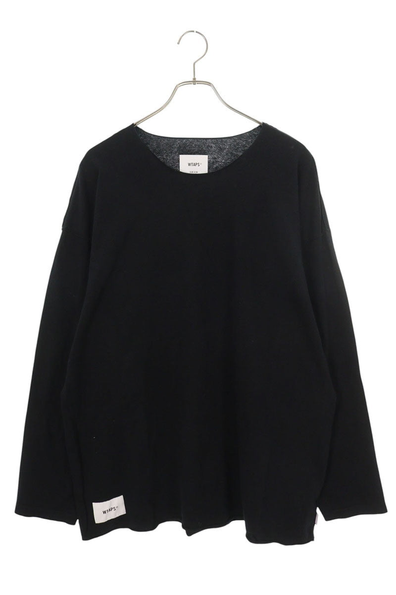 Wtaps Cotton Long Sleeve T-Shirt Black Size 4