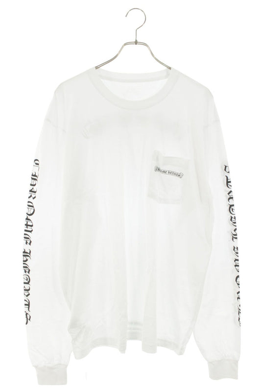 Chrome Hearts Back Label Long Sleeve White Size XL