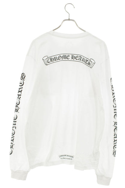 Chrome Hearts Back Label Long Sleeve White Size XL