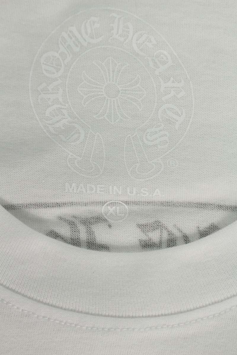 Chrome Hearts Back Label Long Sleeve White Size XL