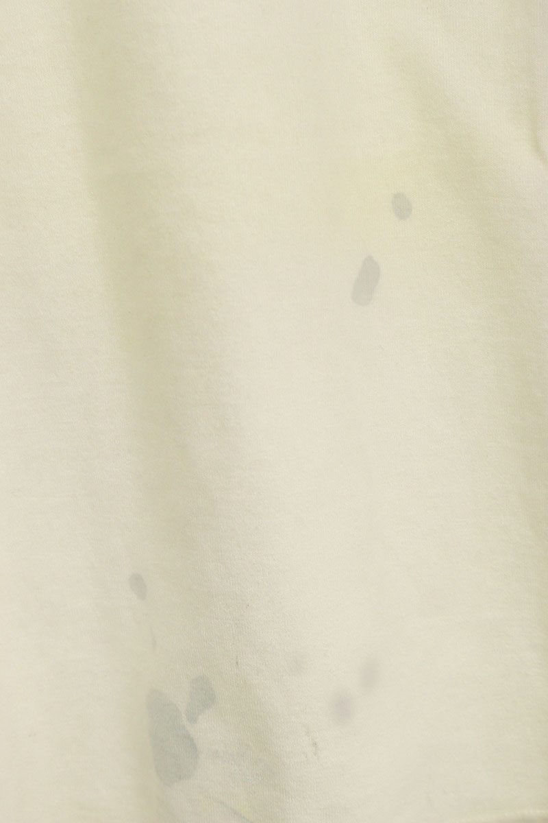 A BATHING APE Back Logo Print Long Sleeve Tee White Size L