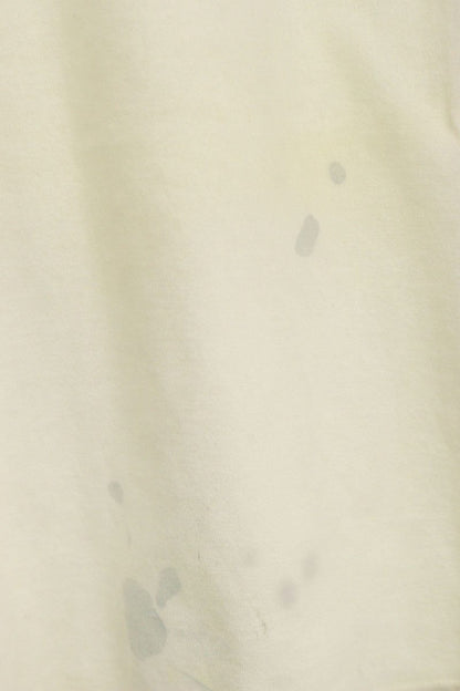 A BATHING APE Back Logo Print Long Sleeve Tee White Size L