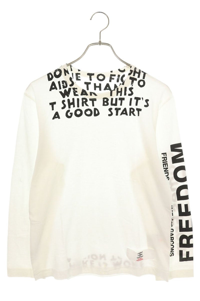 Comme des Garcons x Maison Margiela 18AW Print Long Sleeve T-Shirt Size S