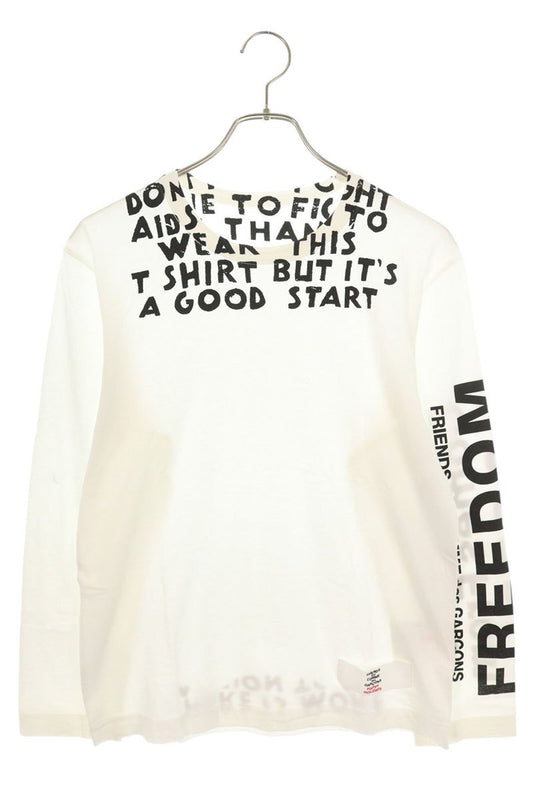 Comme des Garcons x Maison Margiela 18AW Print Long Sleeve T-Shirt Size S