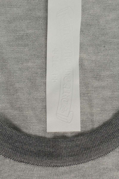 Chrome Hearts Y NOT Triple Cross Long Sleeve Grey/White Size XL