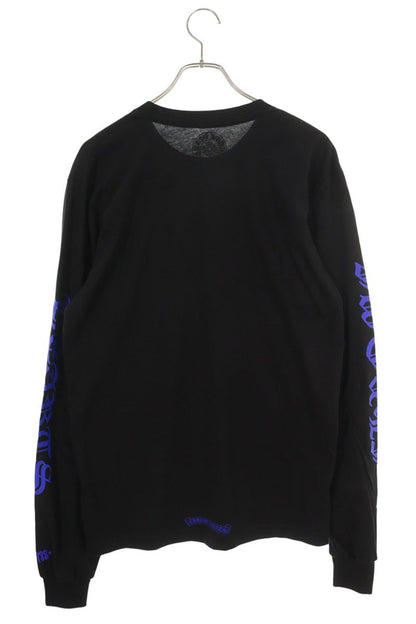 Chrome Hearts Neck Logo Long Sleeve Black/Blue Size M