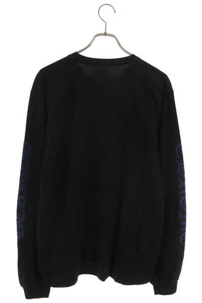 Chrome Hearts Neck Logo Long Sleeve Black/Blue Size L
