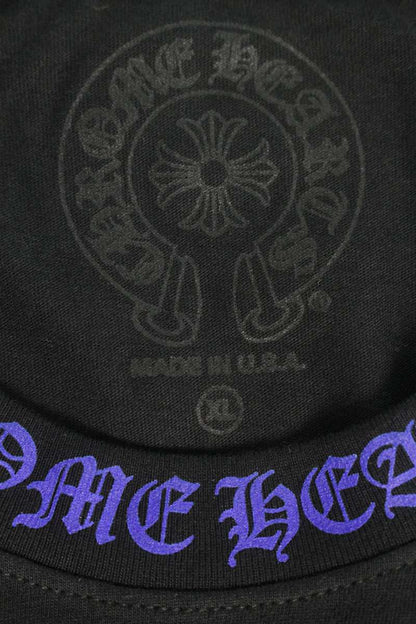Chrome Hearts Neck Logo Long Sleeve Black/Blue Multi Size XL