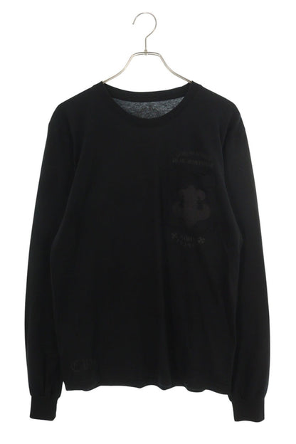 Chrome Hearts Paris LTD BS Fleur Print Long Sleeve Tee Black Size M