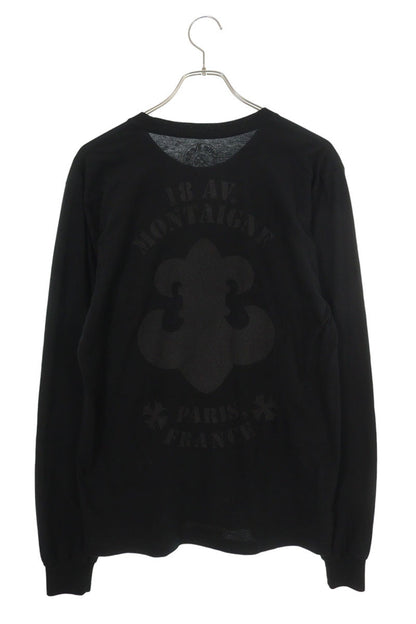 Chrome Hearts Paris LTD BS Fleur Print Long Sleeve Tee Black Size M