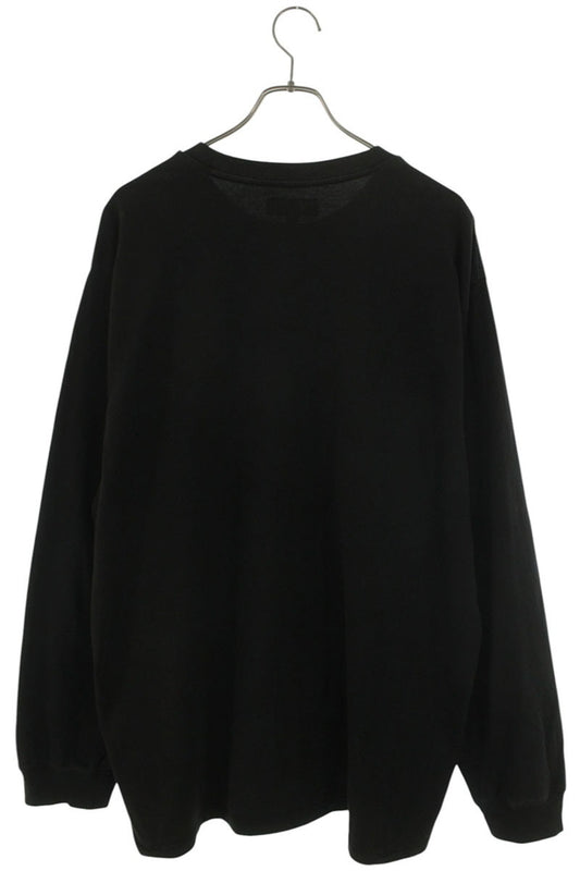 Supreme Small Box L S Tee Logo Long Sleeve T-Shirt Black Size XL