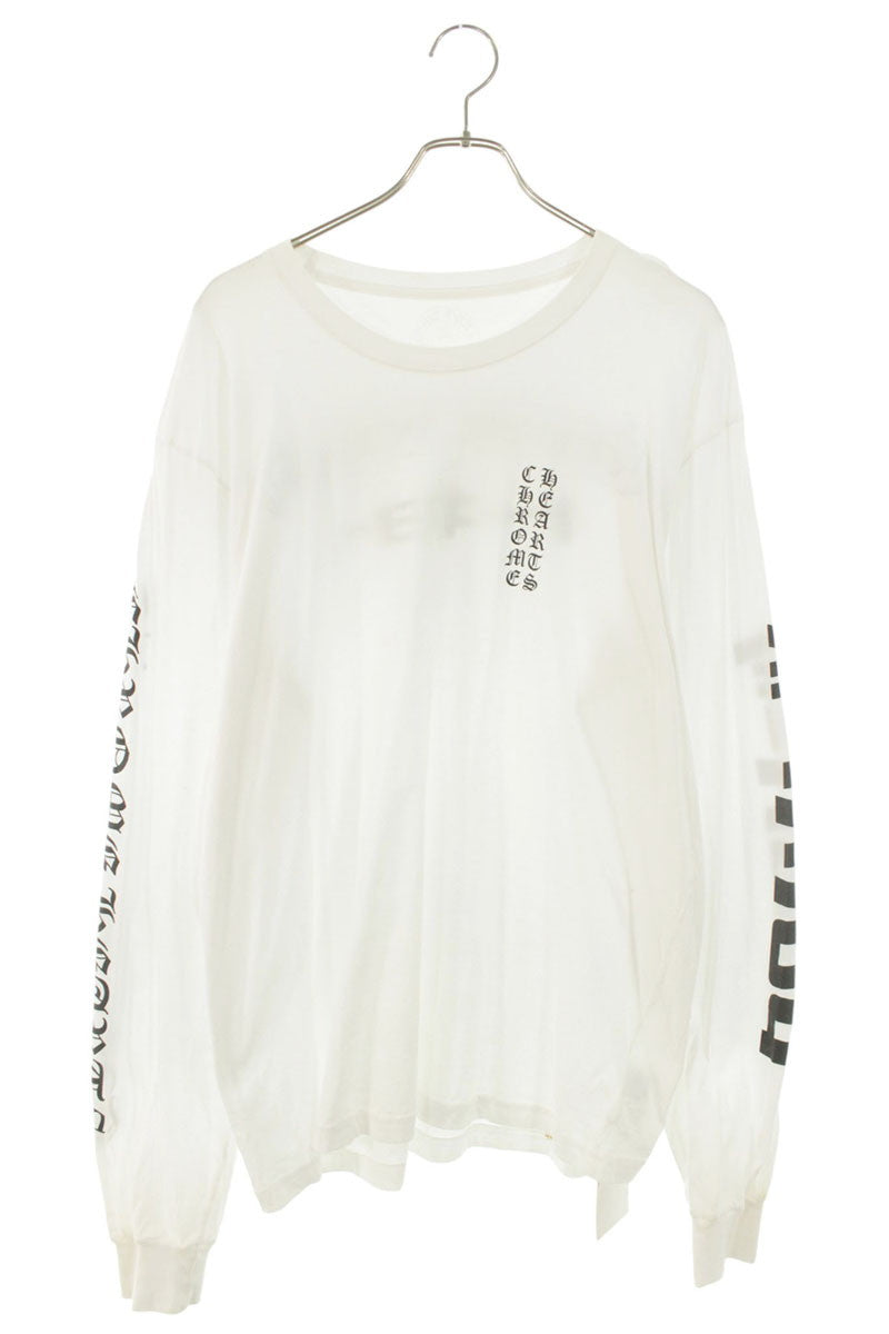 Chrome Hearts Tokyo LTD Back Logo Print Long Sleeve Tee White Size XL