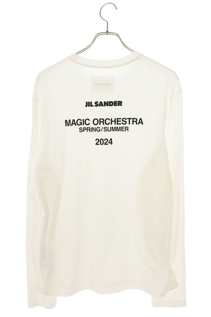 JILSANDER Back Logo Print Long Sleeve Top White Size S