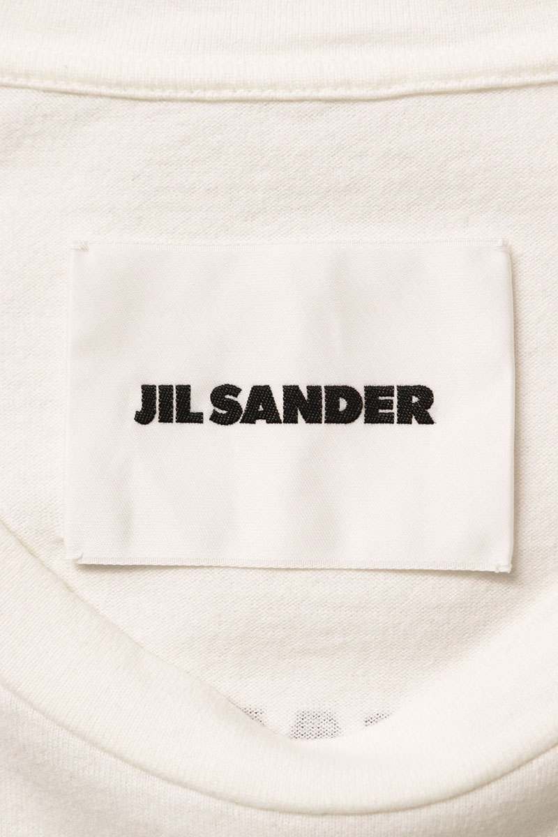 JILSANDER Back Logo Print Long Sleeve Top White Size S