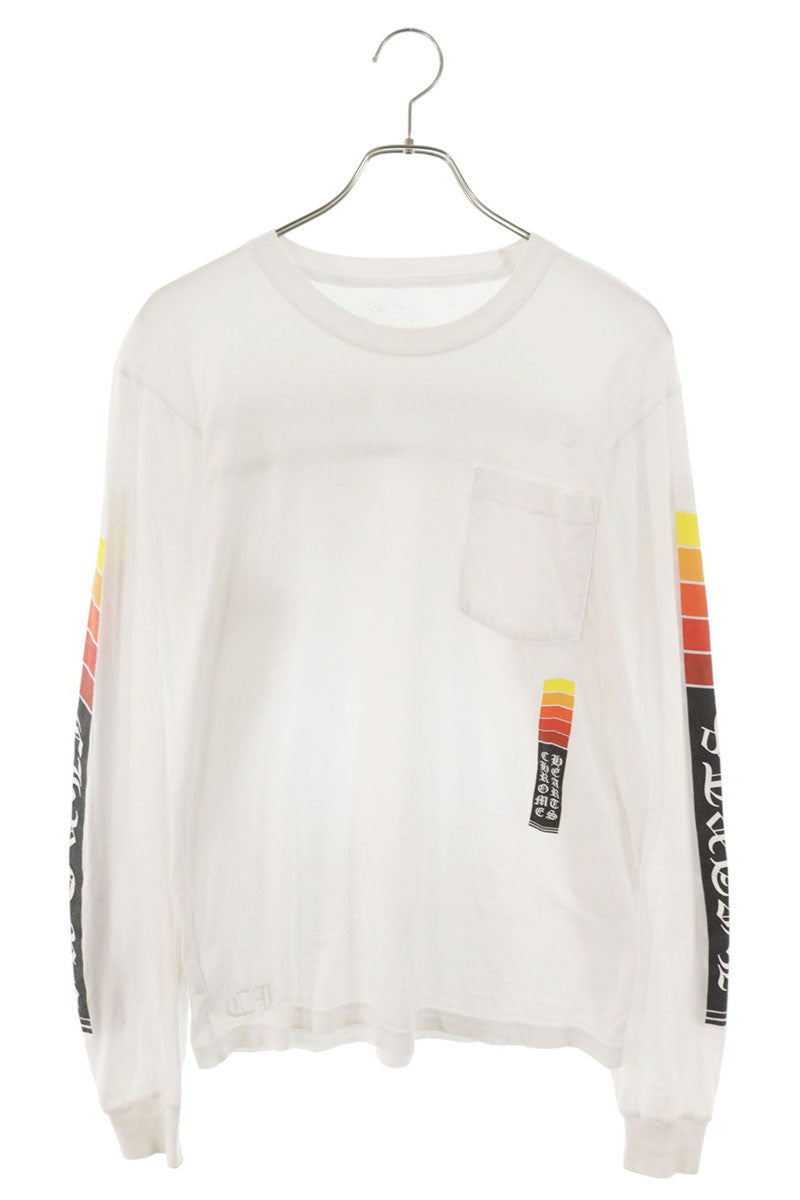 Chrome Hearts Multi-color Logo Print Long Sleeve Tee Size M