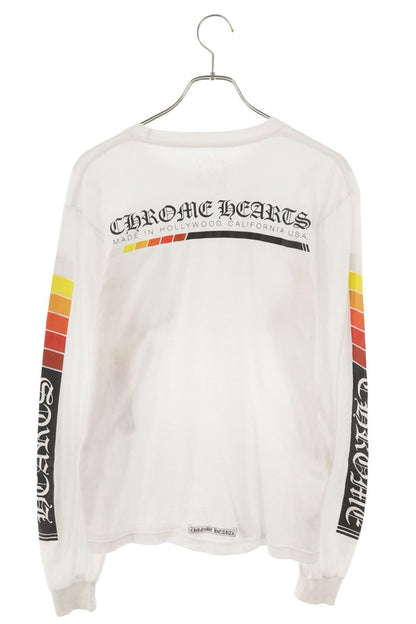 Chrome Hearts Multi-color Logo Print Long Sleeve Tee Size M