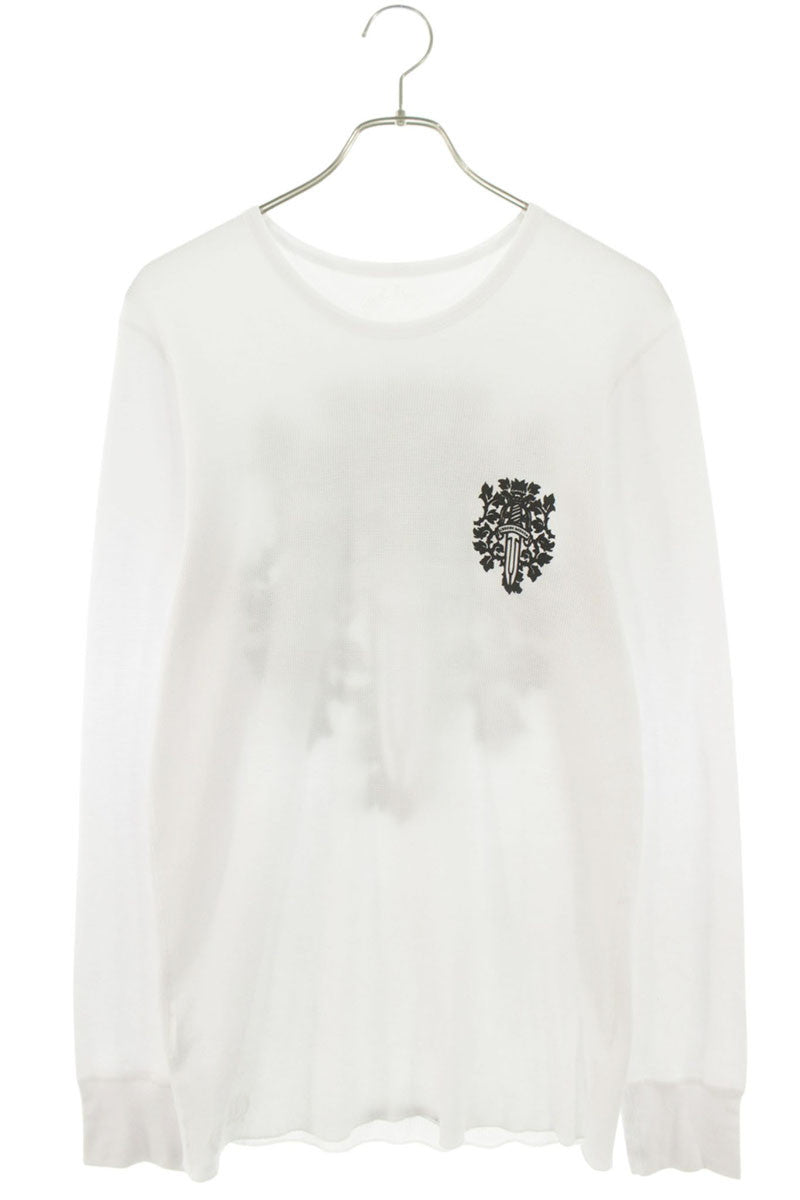 Chrome Hearts Thermal Long Sleeve Vine Dagger Print Long Sleeve Top Size XL