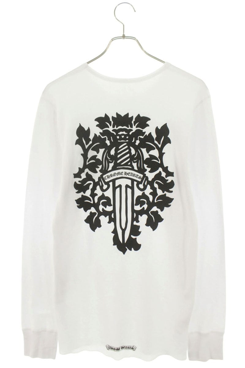 Chrome Hearts Thermal Long Sleeve Vine Dagger Print Long Sleeve Top Size XL