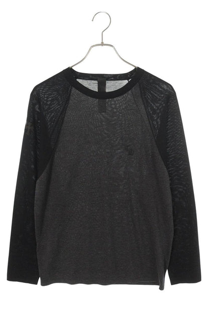 Chrome Hearts Y NOT Triple Cross Patch Long Sleeve Top Black Size S
