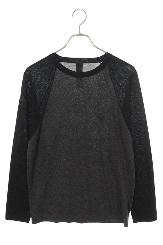 Chrome Hearts Y NOT Triple Cross Patch Long Sleeve Top Black Size S