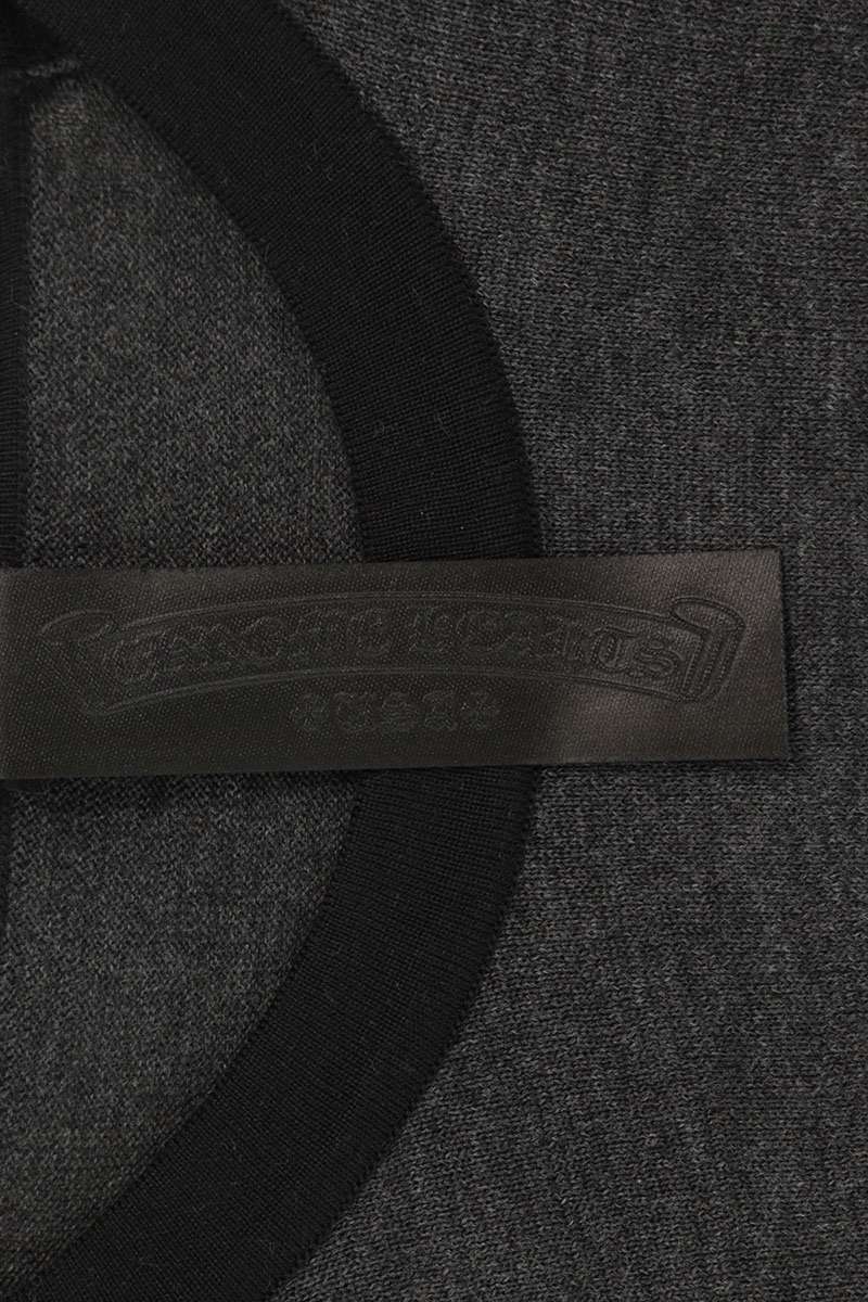 Chrome Hearts Y NOT Triple Cross Patch Long Sleeve Top Black Size S