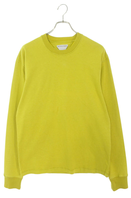 BOTTEGA VENETA Cotton Long Sleeve Top Yellow Size S