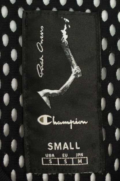 Rick Owens x Champion Mesh Panel Long Sleeve Tee Black Size S