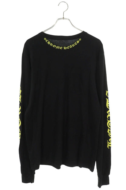 Chrome Hearts Neck Logo Print Long Sleeve Tee Multi Size L