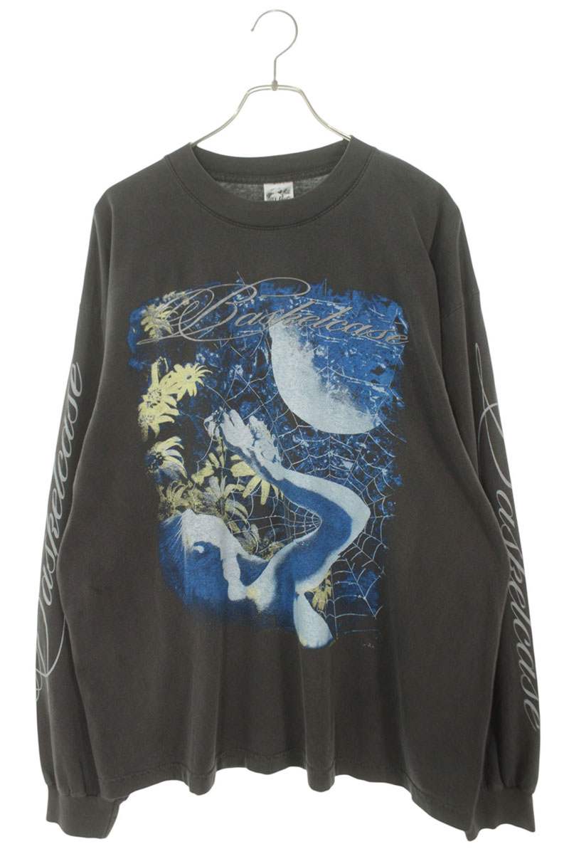 Basketcase 26SS NIGHTCRAWLER Long Sleeve Human Print Black Size XL