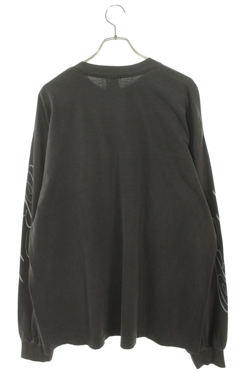 Basketcase 26SS NIGHTCRAWLER Long Sleeve Human Print Black Size XL