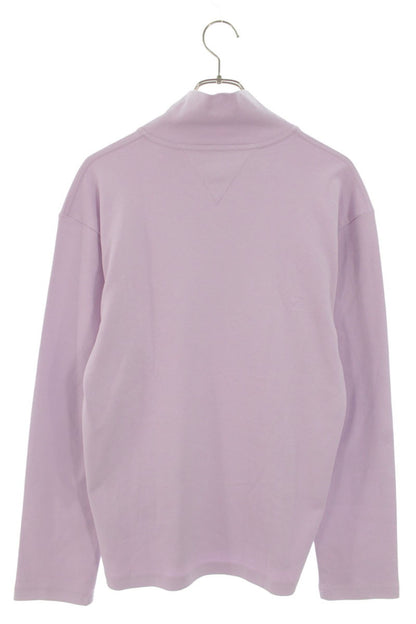 BOTTEGA VENETA Cotton Turtleneck Long Sleeve Top Purple Size M