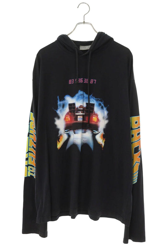 VTMNTS BACK TO THE FUTURE HOODIE Print Black Size M