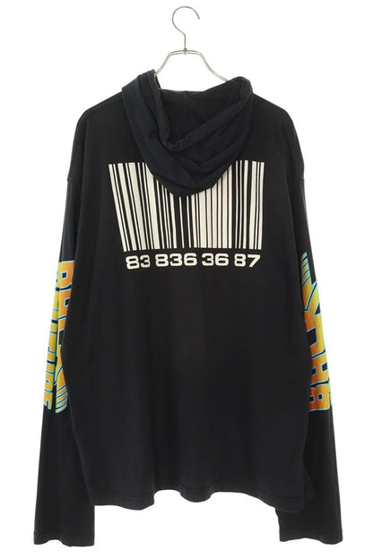 VTMNTS BACK TO THE FUTURE HOODIE Print Black Size M