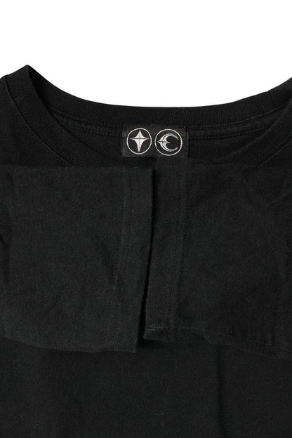 THUG CLUB Logo Emblem Dagger Embroidered Long Sleeve Top Size L